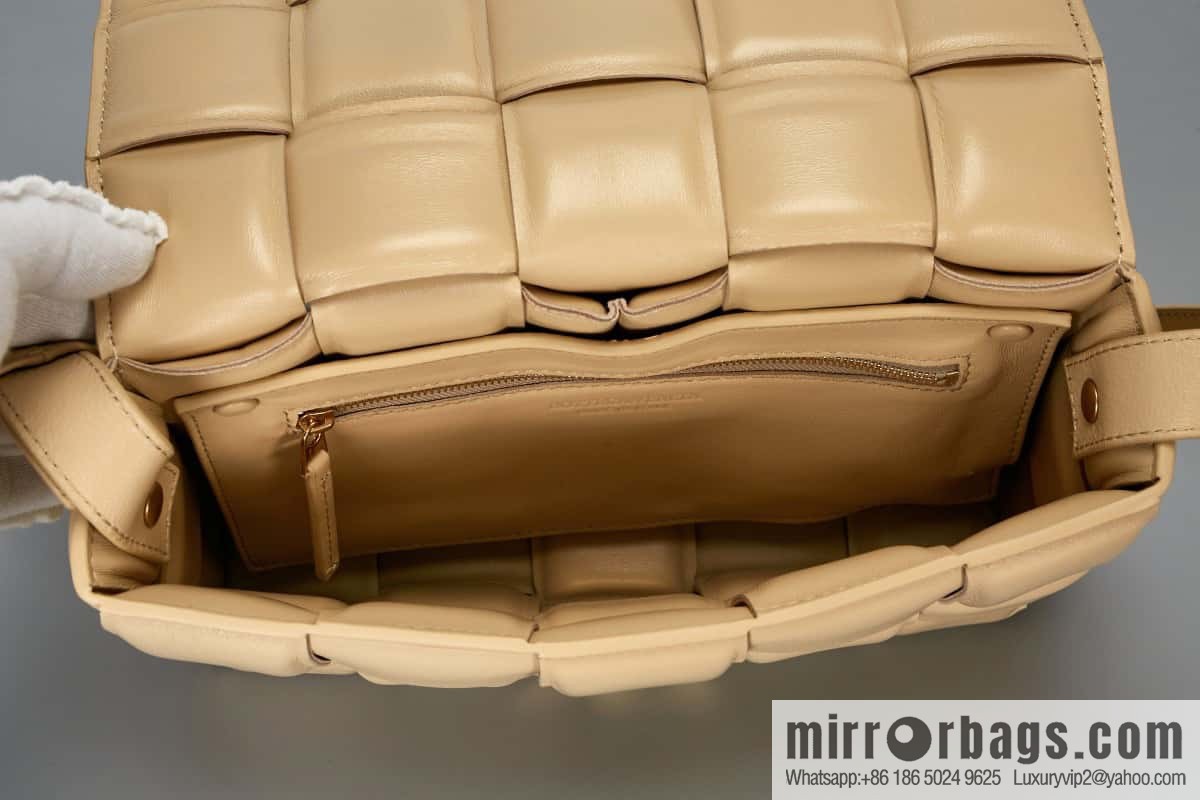 Bottega Veneta Padded Cassette Bag Model; 591970 BV Cassette Pillow Bag, Oatmeal