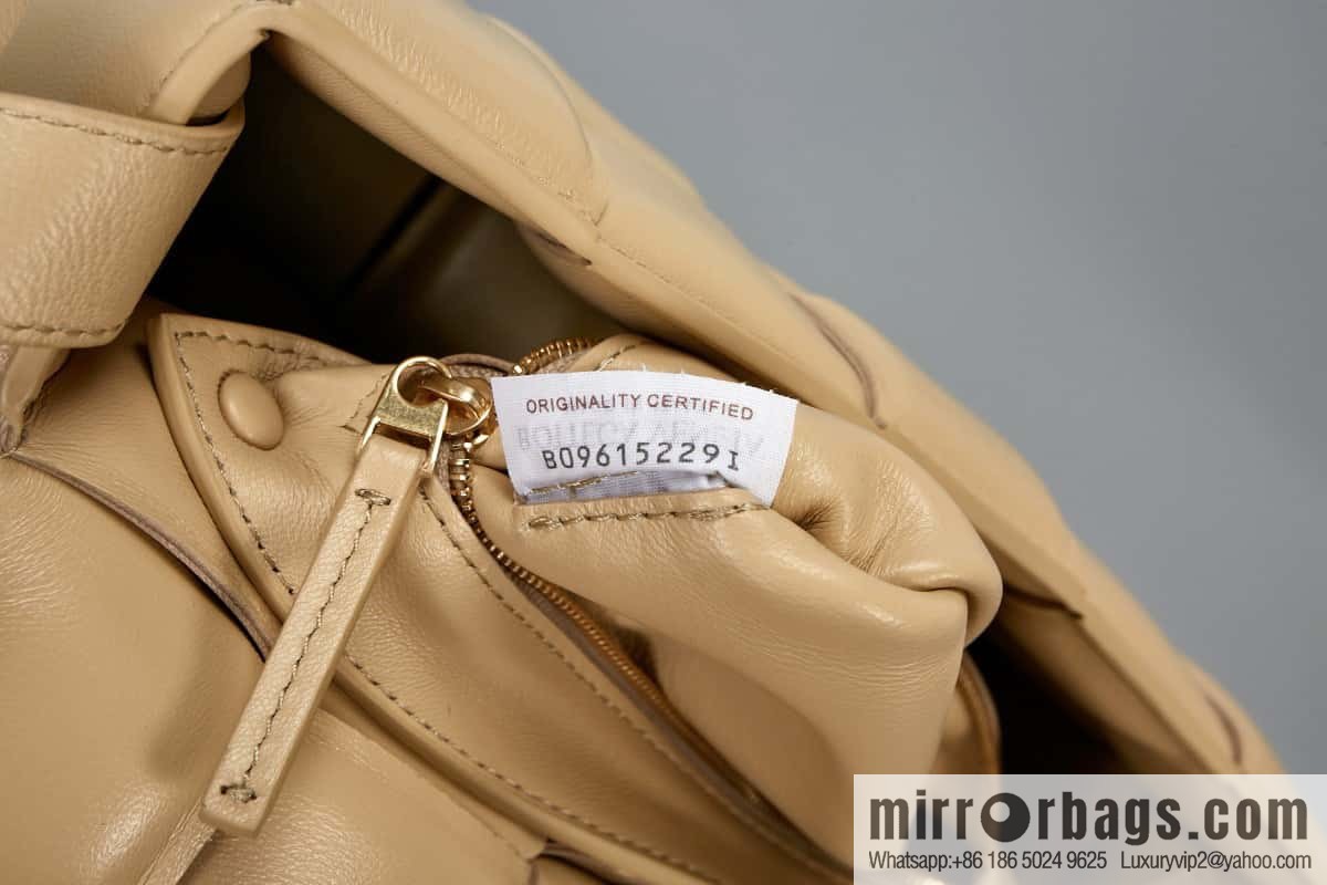 Bottega Veneta Padded Cassette Bag Model; 591970 BV Cassette Pillow Bag, Oatmeal