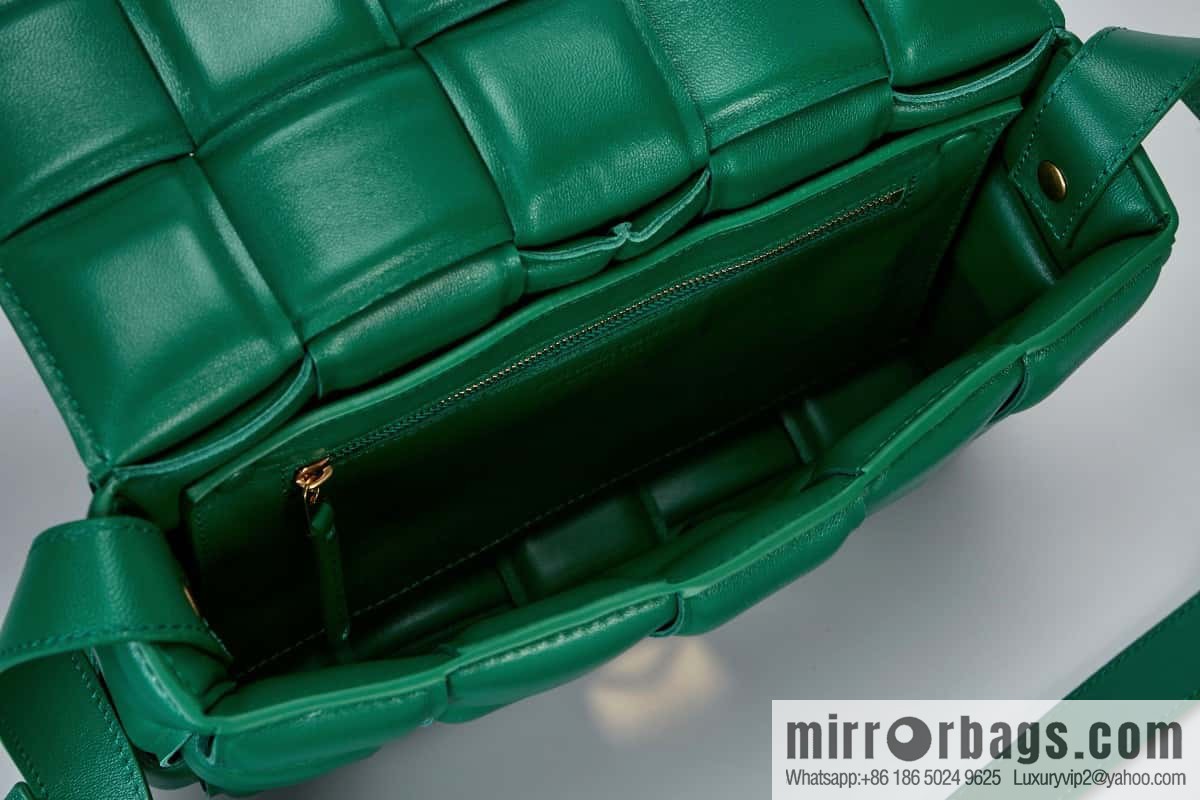 Bottega Veneta Padded Cassette Bag Model; 591970 BV Cassette Pillow Bag, Racing Green