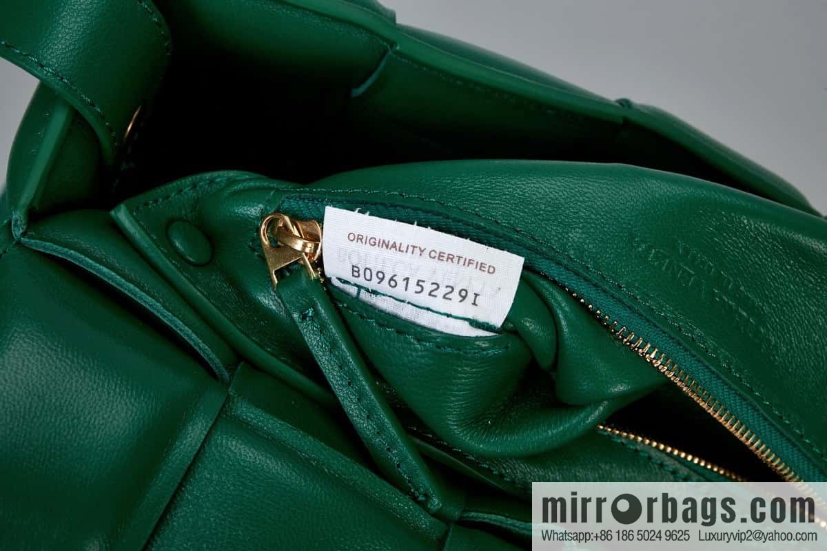 Bottega Veneta Padded Cassette Bag Model; 591970 BV Cassette Pillow Bag, Racing Green