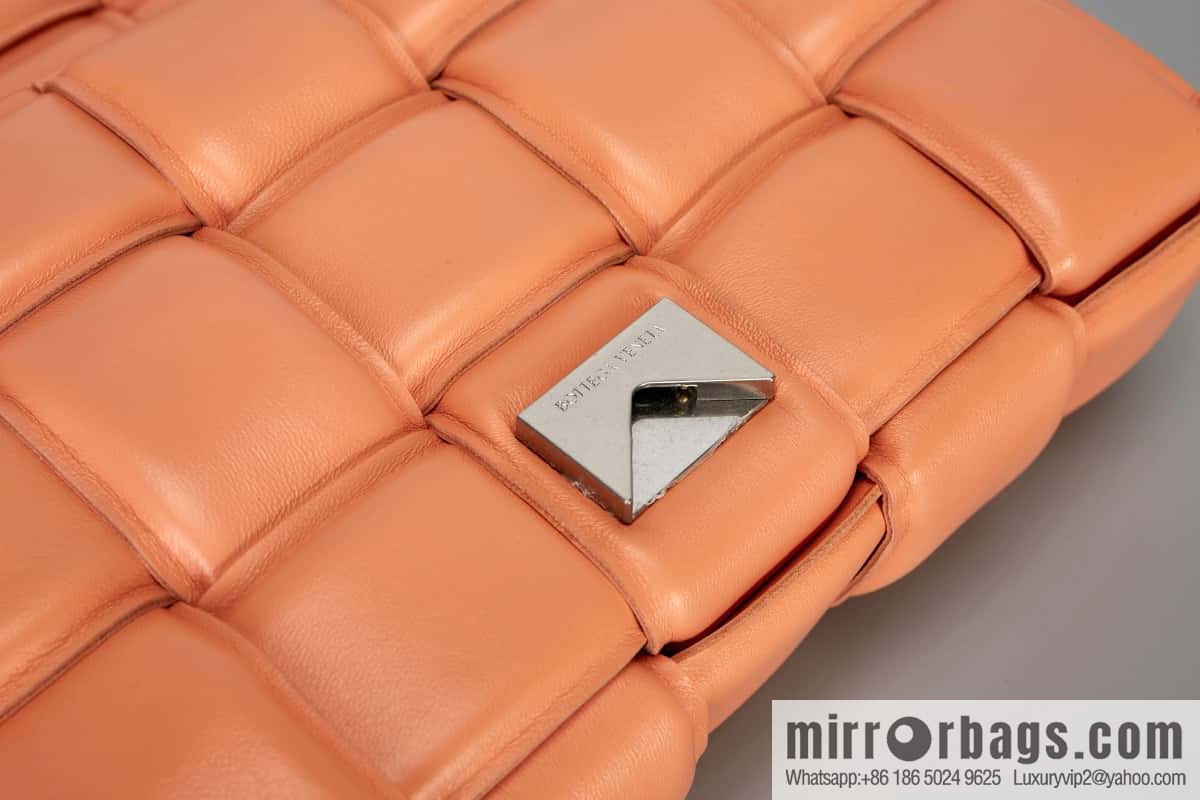 Bottega Veneta Padded Cassette Bag Model; 591970 BV Cassette Pillow Bag, Peach Powder
