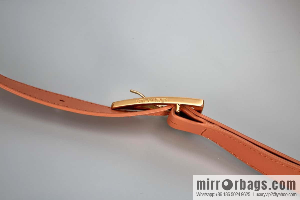 Bottega Veneta Padded Cassette Bag Model; 591970 BV Cassette Pillow Bag, Terracotta Red