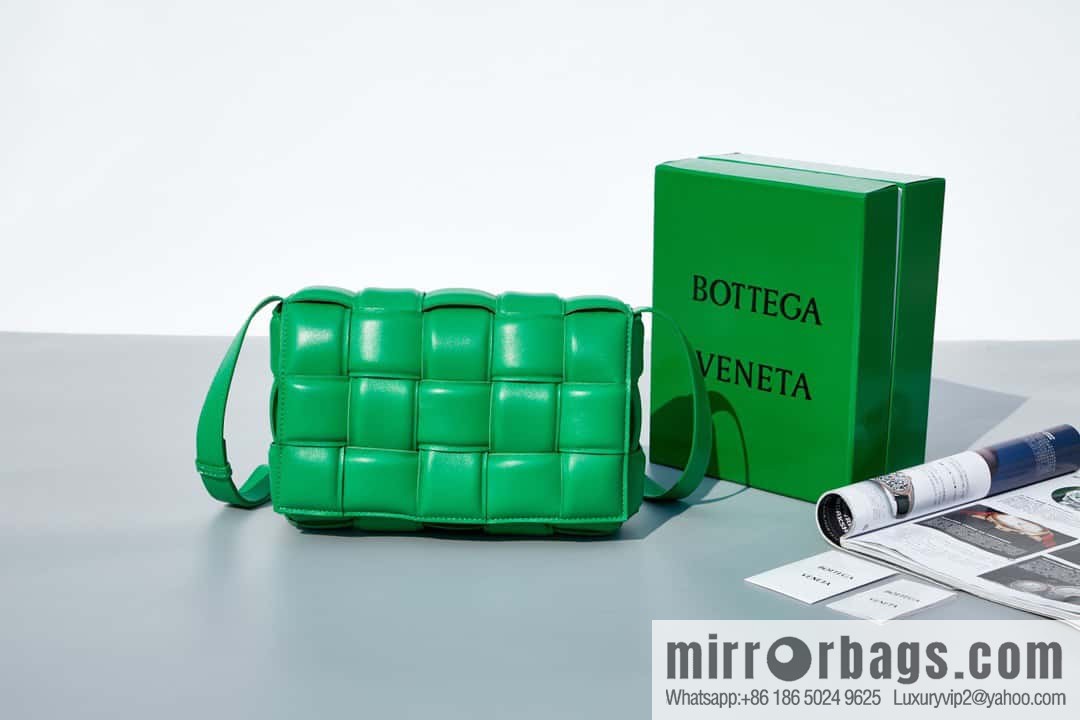 Bottega Veneta Padded Cassette Bag Model; 591970 BV Cassette Pillow Bag, Parrot Green