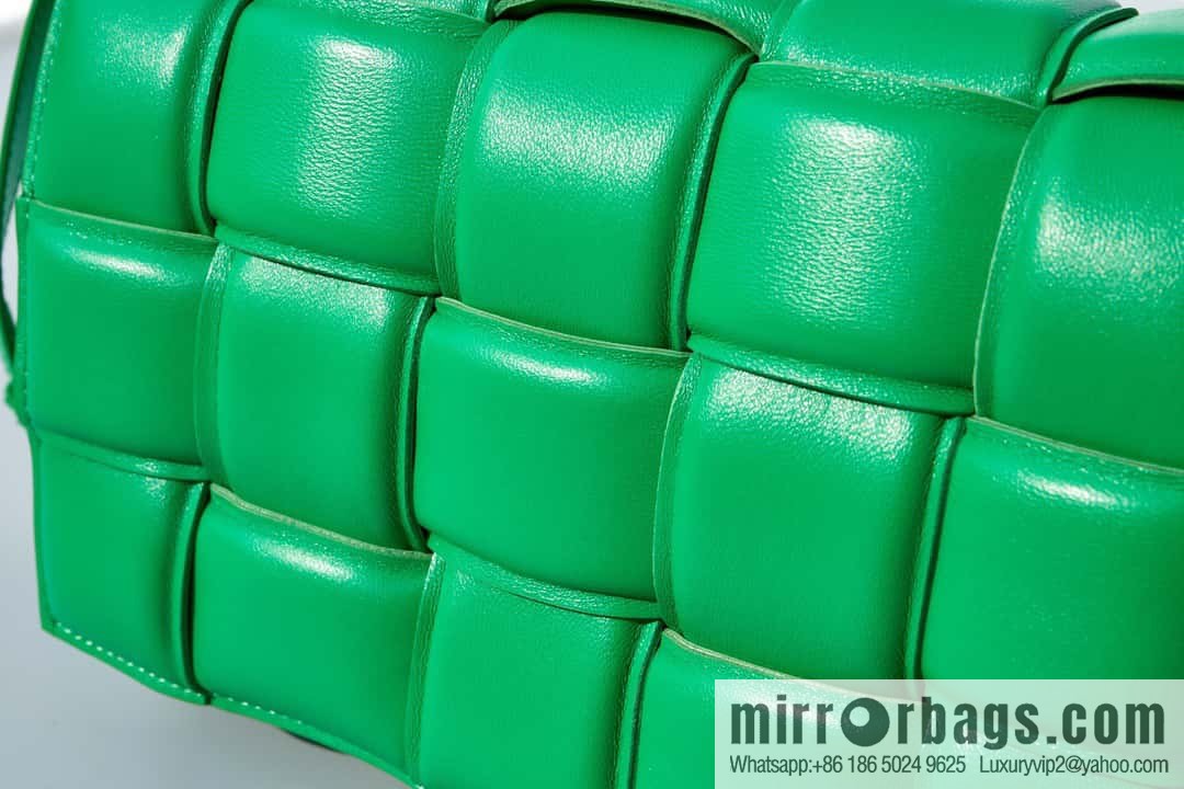 Bottega Veneta Padded Cassette Bag Model; 591970 BV Cassette Pillow Bag, Parrot Green