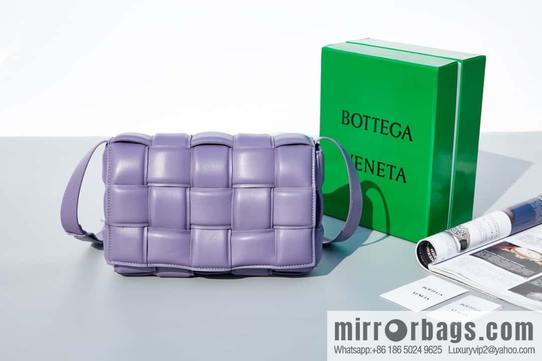 Bottega Veneta Padded Cassette Bag Model; 591970 BV Cassette Pillow Bag, Lavender