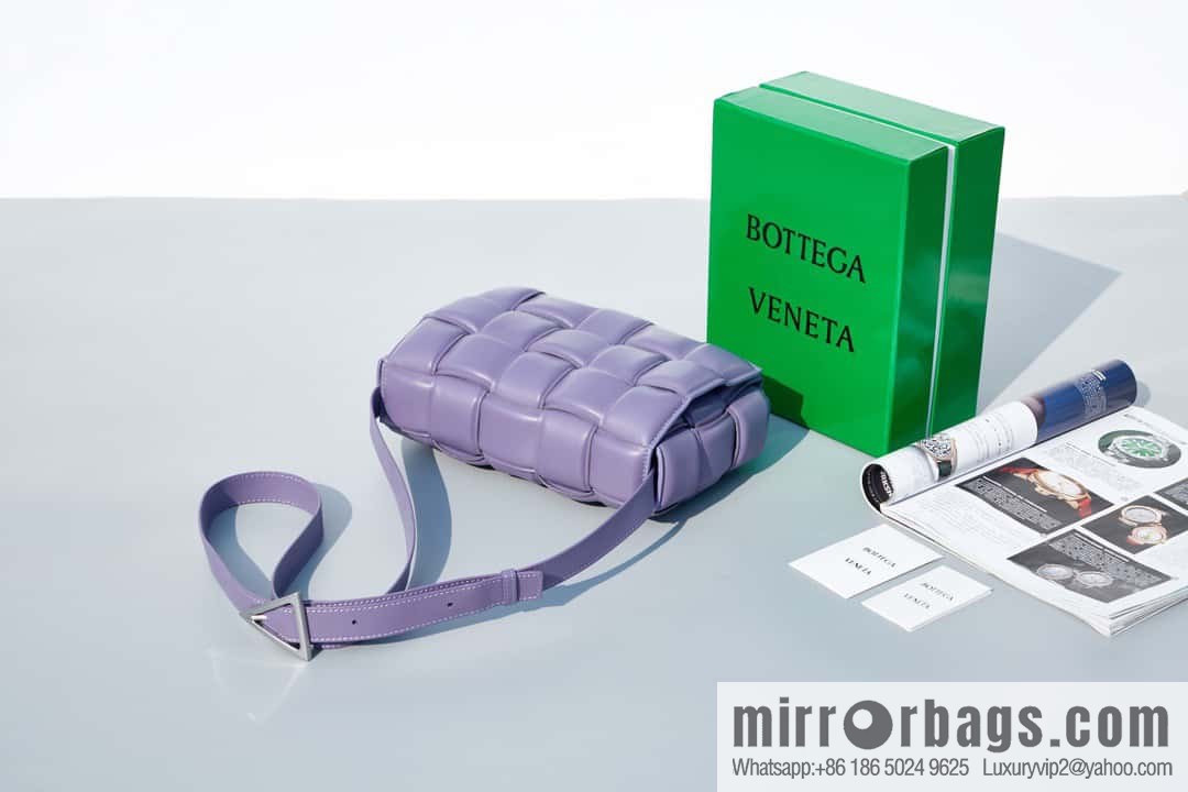 Bottega Veneta Padded Cassette Bag Model; 591970 BV Cassette Pillow Bag, Lavender