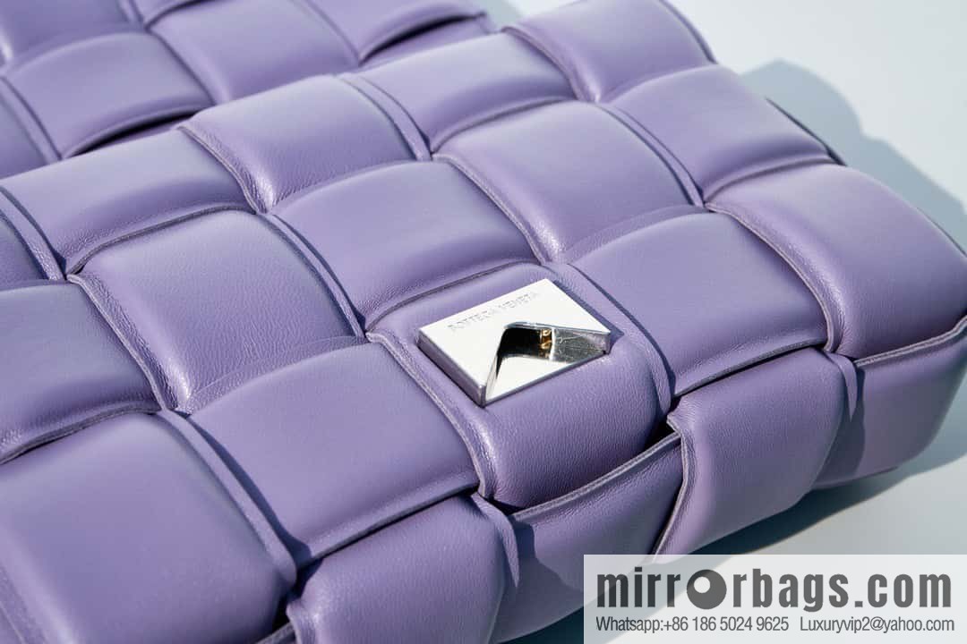 Bottega Veneta Padded Cassette Bag Model; 591970 BV Cassette Pillow Bag, Lavender