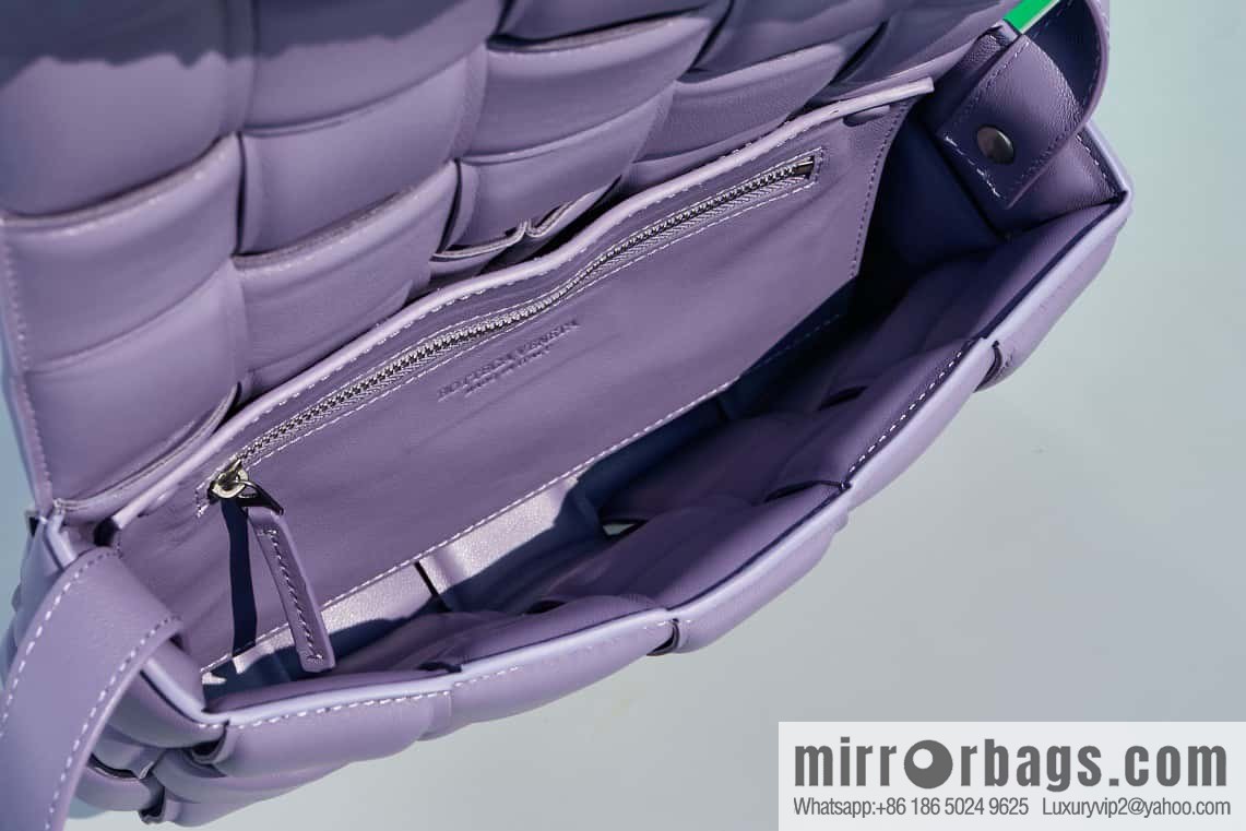 Bottega Veneta Padded Cassette Bag Model; 591970 BV Cassette Pillow Bag, Lavender