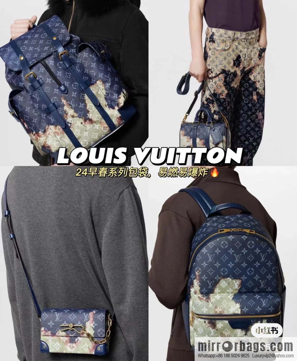 [Original Boutique items] M46805 blue backpack series Christopher small backpack M41379