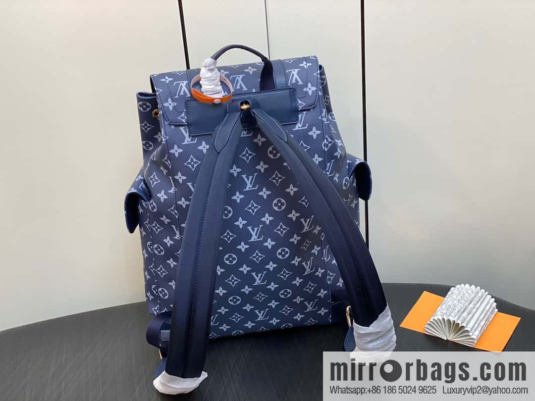 [Original Boutique items] M46805 blue backpack series Christopher small backpack M41379
