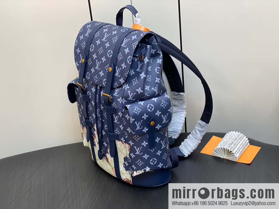 [Original Boutique items] M46805 blue backpack series Christopher small backpack M41379