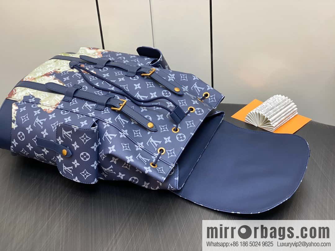 [Original Boutique items] M46805 blue backpack series Christopher small backpack M41379