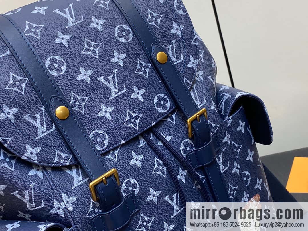 [Original Boutique items] M46805 blue backpack series Christopher small backpack M41379