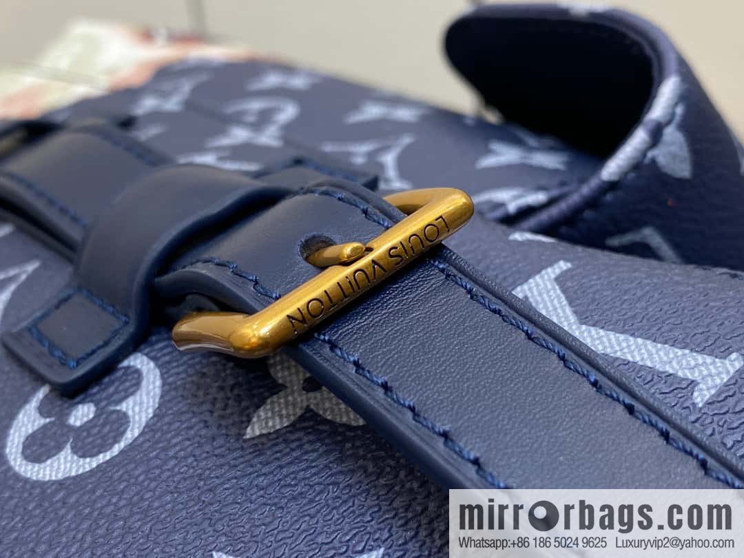 [Original Boutique items] M46805 blue backpack series Christopher small backpack M41379