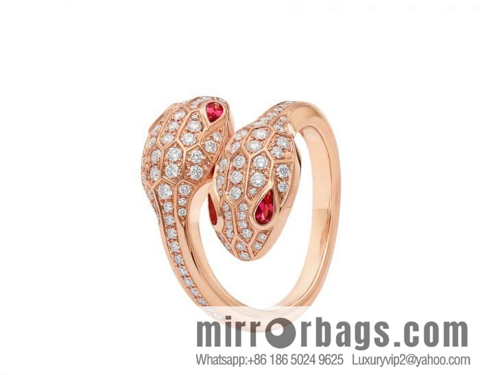 ☀BVLGARI SERPENTI SEDUTTORI Liu Guang Snake Shadow, Snakehead Ring ☀️