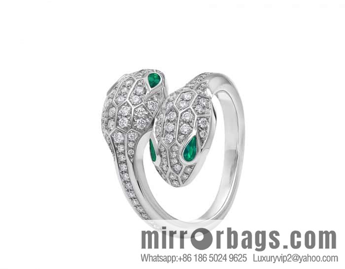 ☀BVLGARI SERPENTI SEDUTTORI Liu Guang Snake Shadow, Snakehead Ring ☀️
