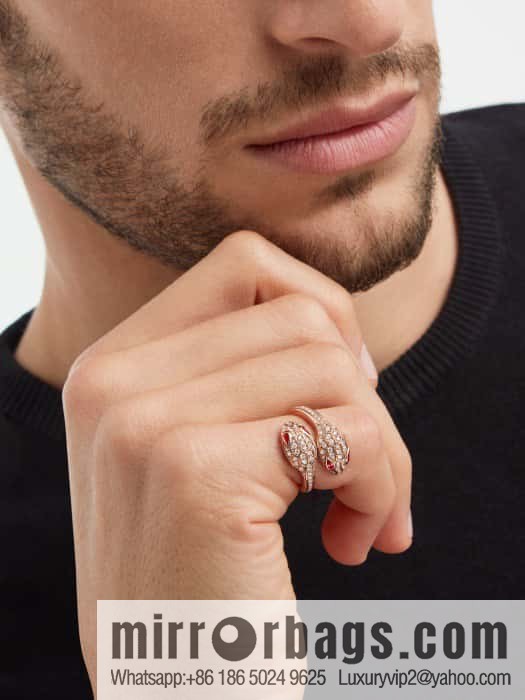 ☀BVLGARI SERPENTI SEDUTTORI Liu Guang Snake Shadow, Snakehead Ring ☀️