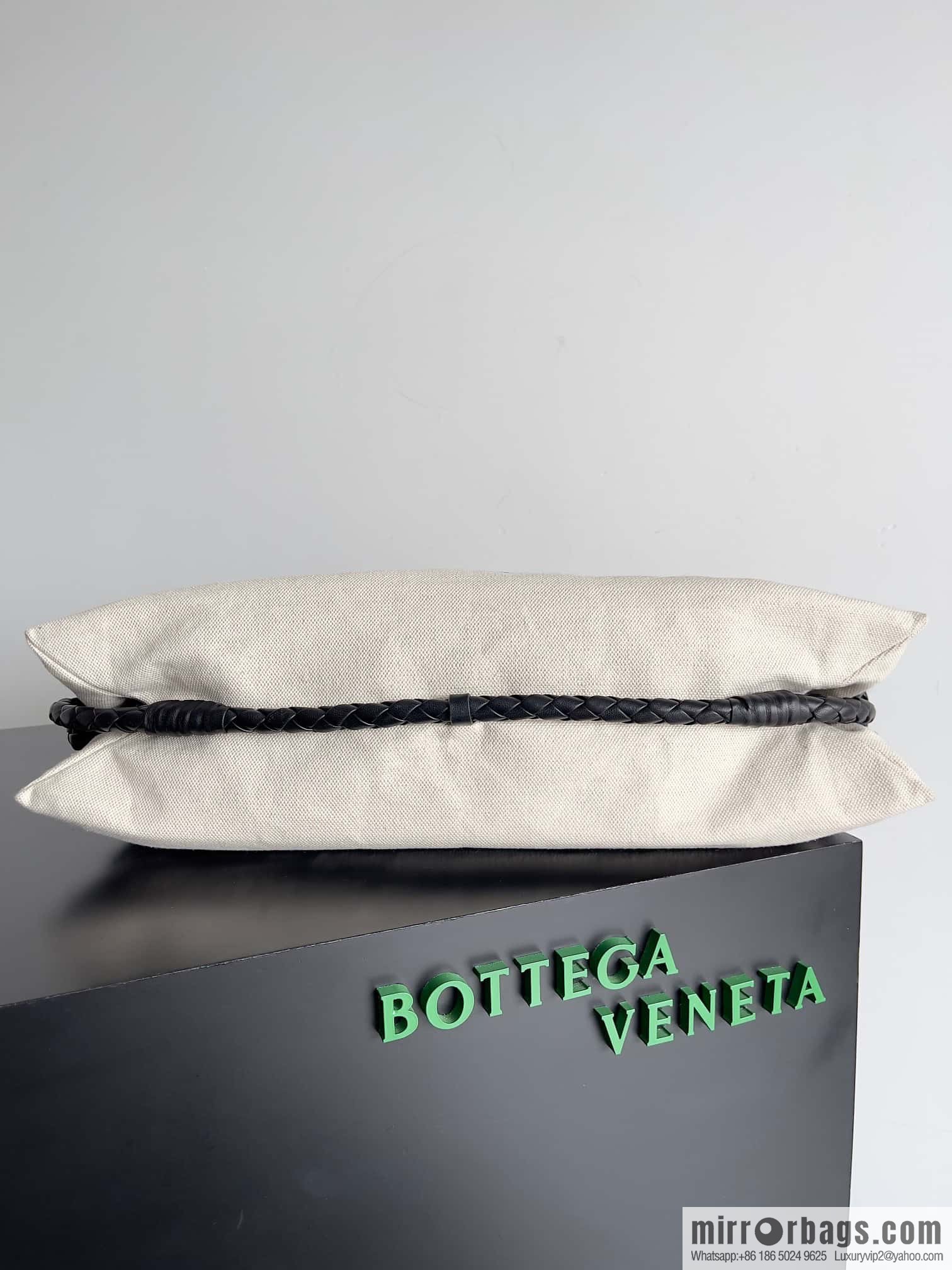 2023 BOTTEGA VENETA limited knot canvas tote bag model number: 743625