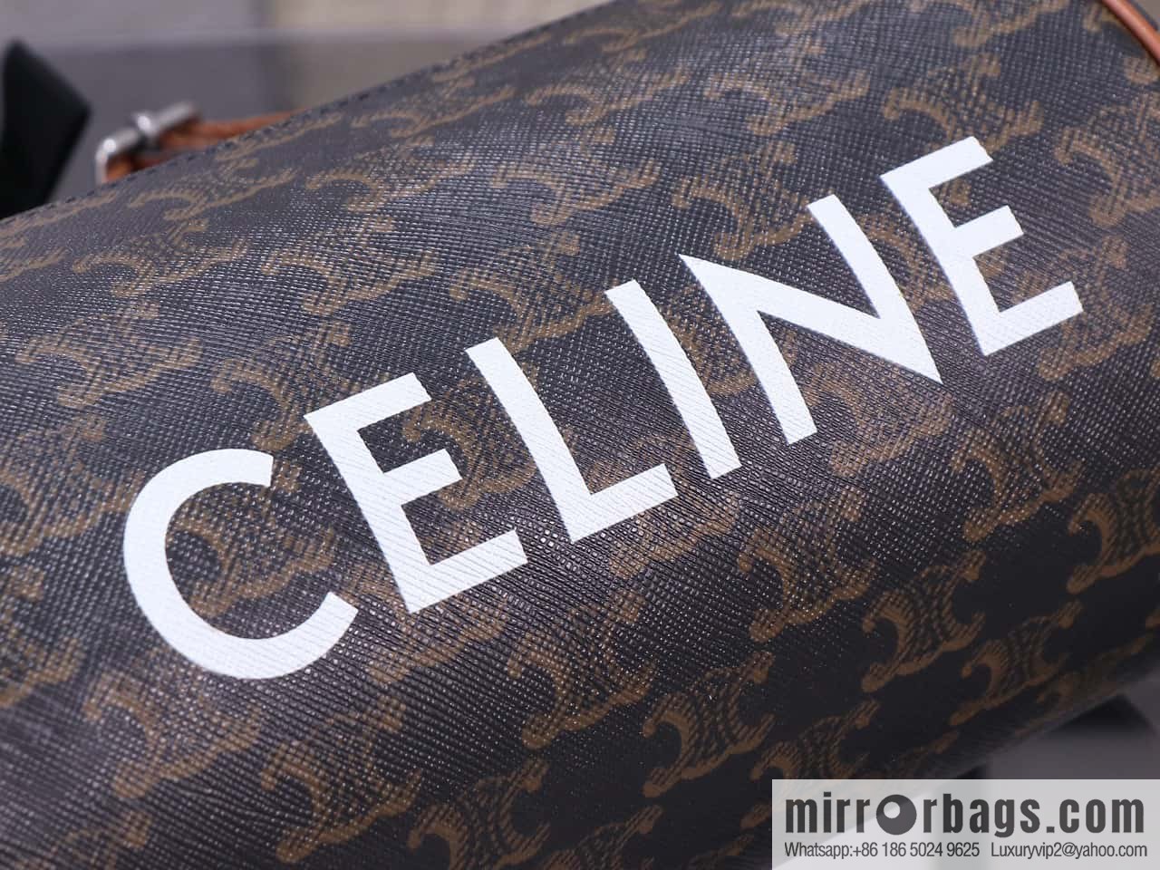 [Premium quality, all-steel hardware] CELINE | New cylinder bag online, logo printed cylinder bag, number: 110052