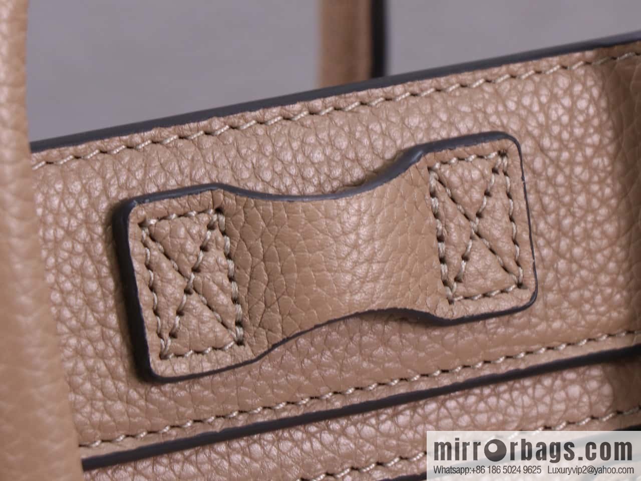 [Premium quality, all-steel hardware] Celine nano Luggage smiley face bag, model 168243