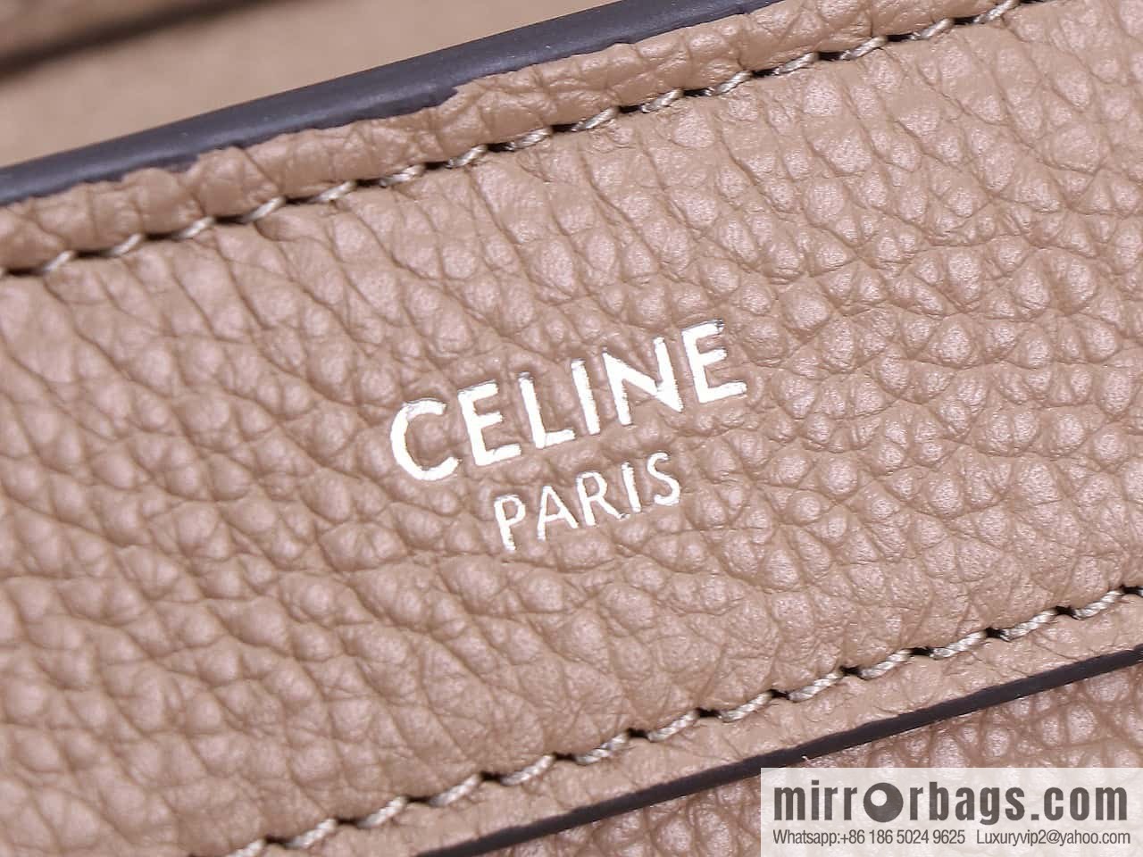 [Premium quality, all-steel hardware] Celine nano Luggage smiley face bag, model 168243