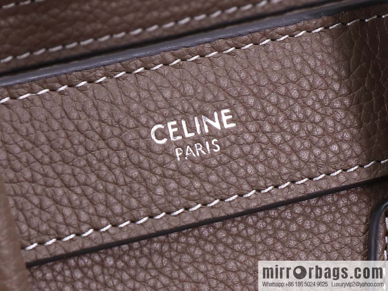 [Premium quality, all-steel hardware] Celine nano Luggage smiley face bag, model 168243