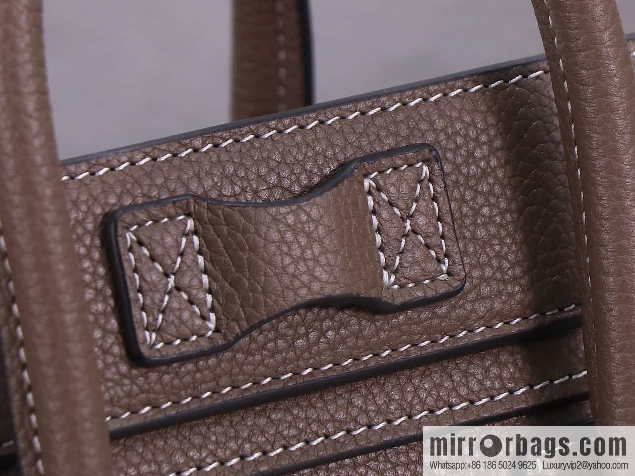 [Premium quality, all-steel hardware] Celine nano Luggage smiley face bag, model 168243