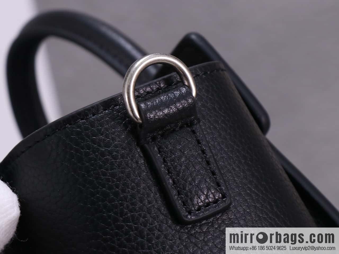 [Premium quality, all-steel hardware] Celine nano Luggage smiley face bag, model 168243