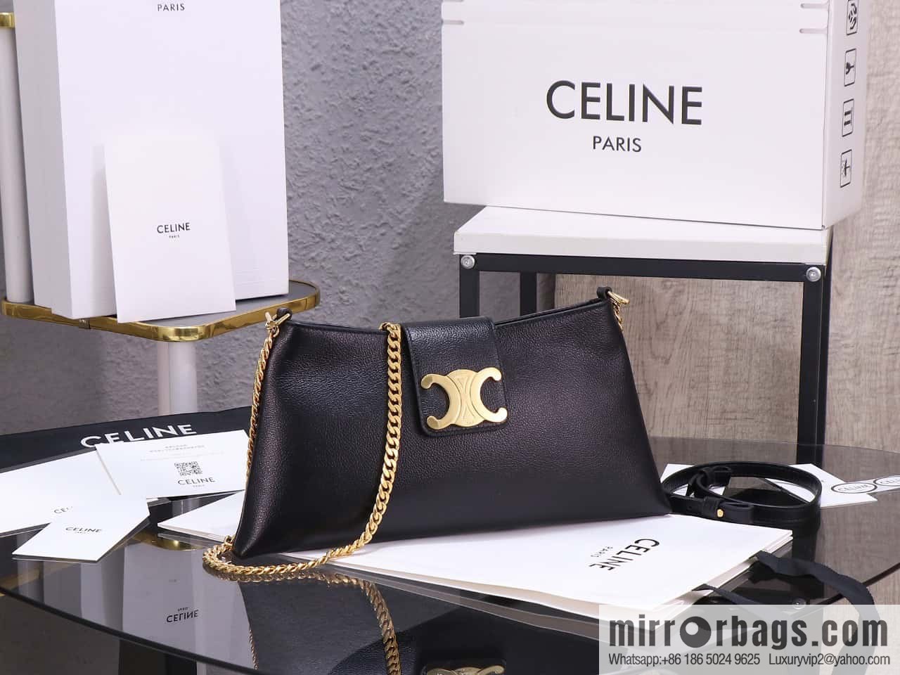 [Premium quality, all steel hardware] WILTERN TRIOMPHE SOFT smooth cow leather (fabric) handbag, number: 113673