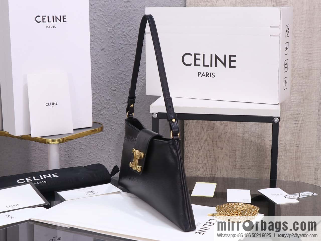 [Premium quality, all steel hardware] WILTERN TRIOMPHE SOFT smooth cow leather (fabric) handbag, number: 113673