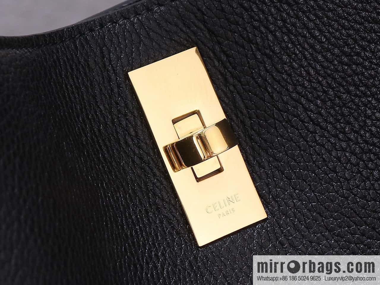 [Premium quality, all steel hardware] CELINE Bucket 16 calfskin bucket bag No.: 195573