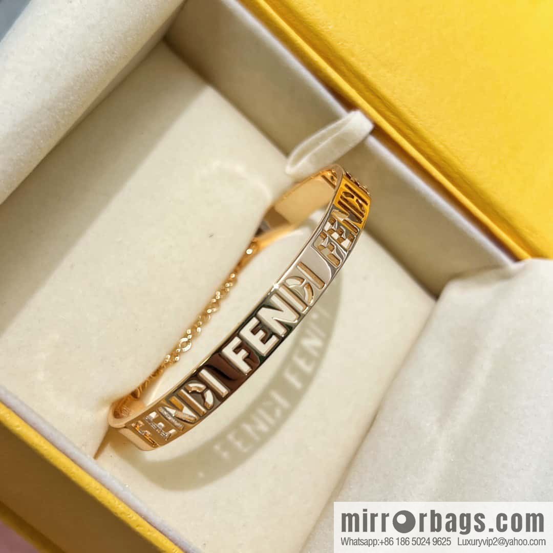 ❗New ❗️ ☀ with drill 290 hollow 310 ☀ new FENDI hollow letter bracelet bracelet ☀