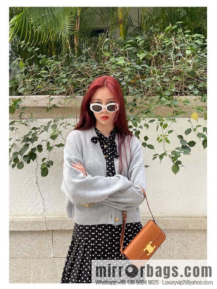 [Premium quality, all-steel hardware] CELIN * New Triomphe Arc de Triomphe armpit bag 2021 spring and summer limited edition, model number: 194142