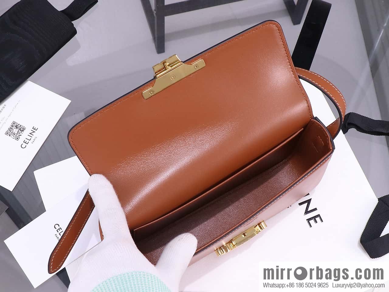 [Premium quality, all-steel hardware] CELIN * New Triomphe Arc de Triomphe armpit bag 2021 spring and summer limited edition, model number: 194142