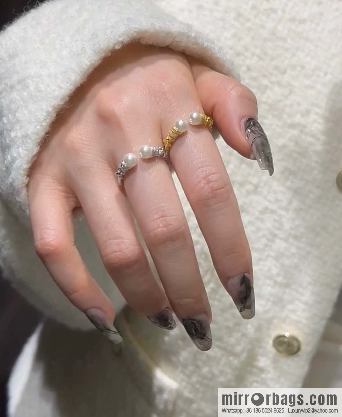 ❗️New ❗️ ☀ Tiffany & Co. Tiffany Twist Pearl Opening Ring ☀️