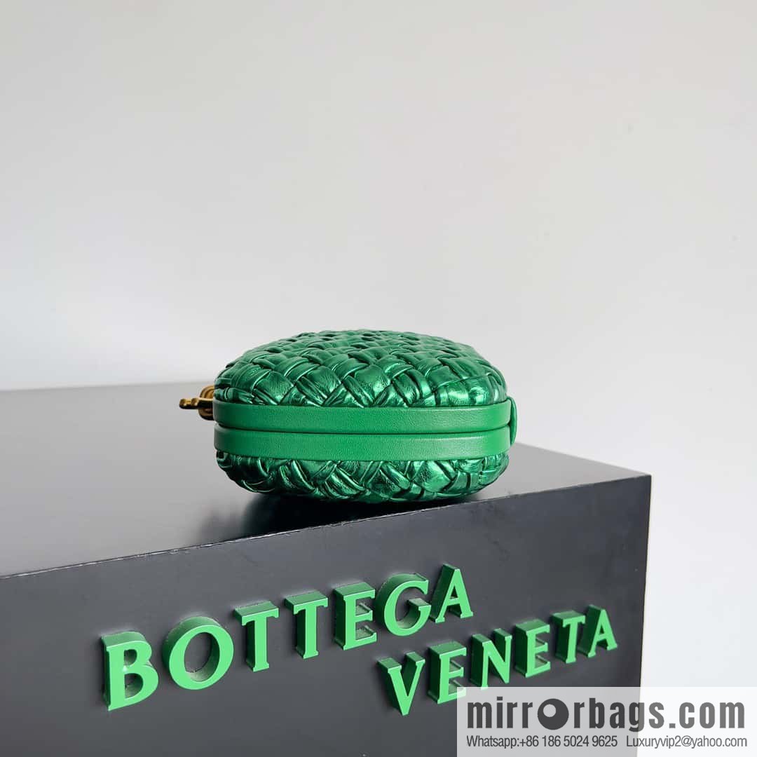 Bottega Veneta BV Knot | minaudiere Model: 717622 Green Gold