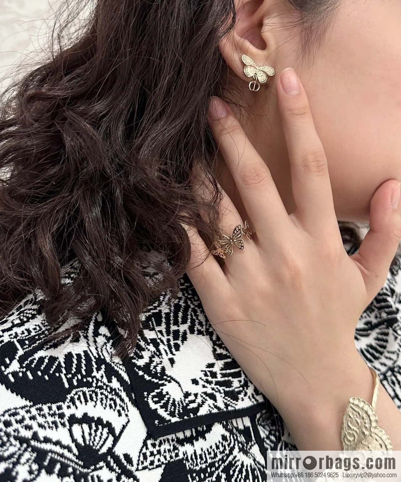 New ☑️ DIOR DIOR MÉTAMORPHOSE Butterfly Ring