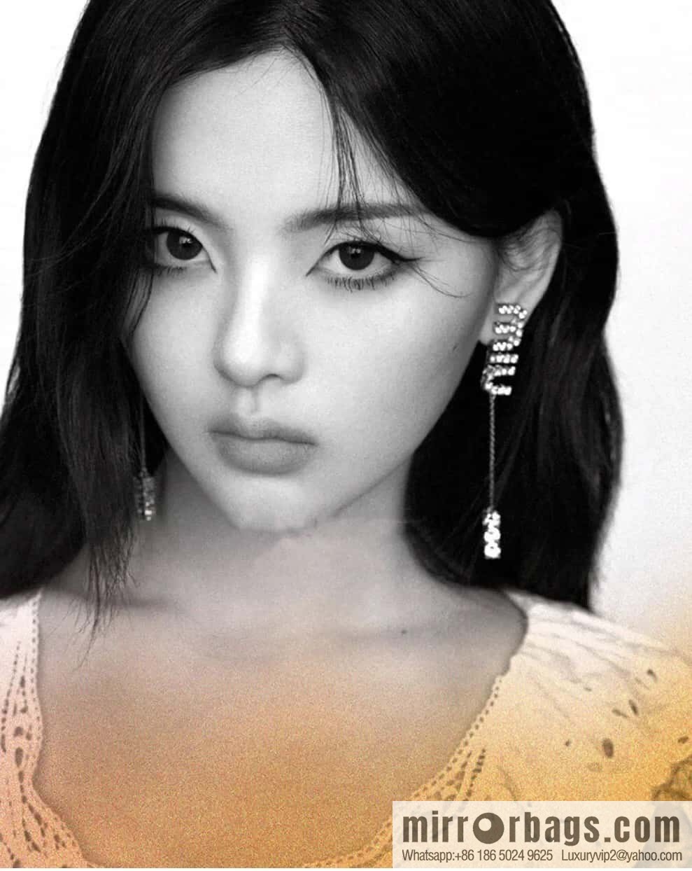 MIU MIU Miu Miu Silver Diamond Fringed Stud Earrings