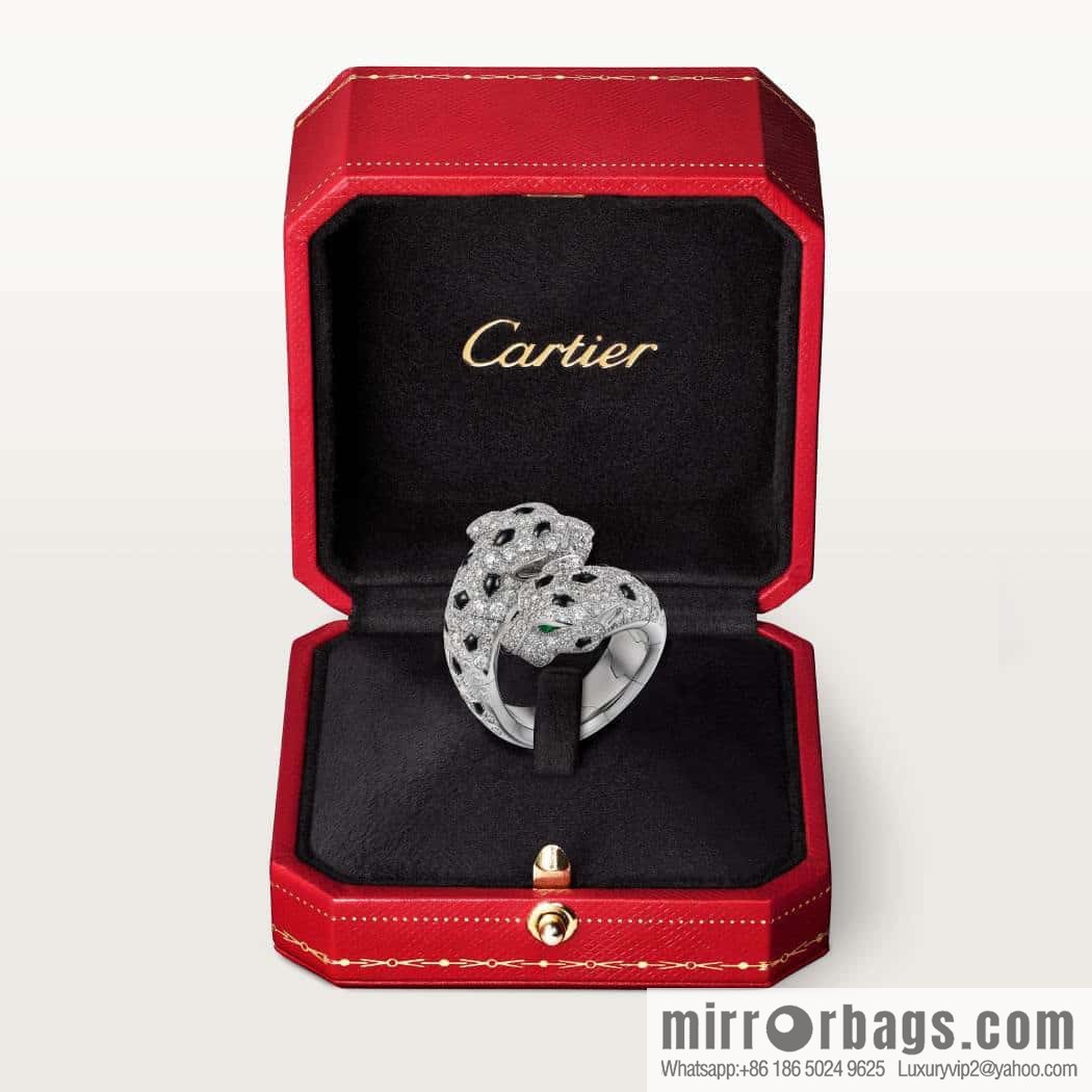 ❗️CNC version ❗️ ☀️ Cartier Cartier double leopard ring ☀️ US size 678
