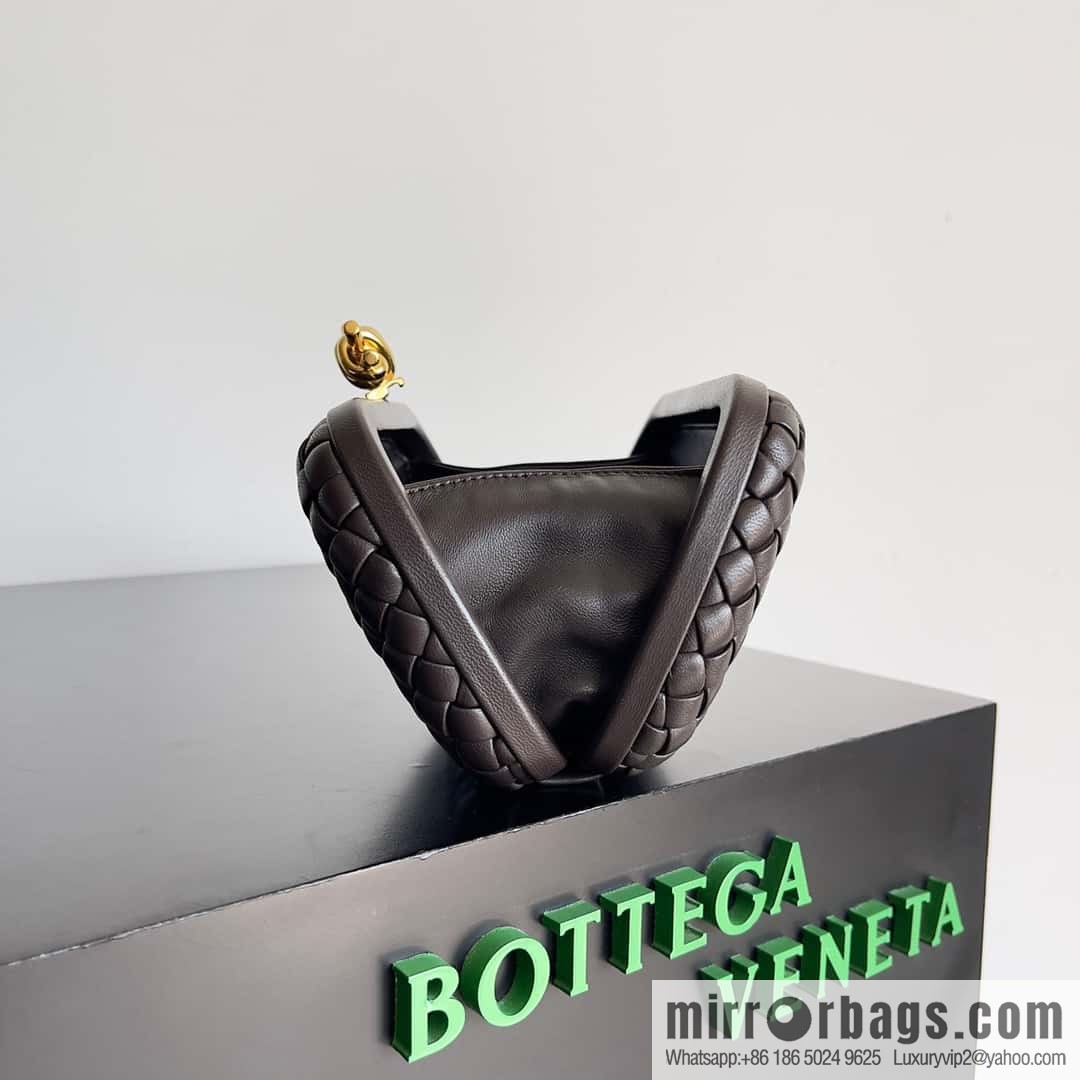 Bottega Veneta BV Knot | minaudiere: 717622 Chocolate