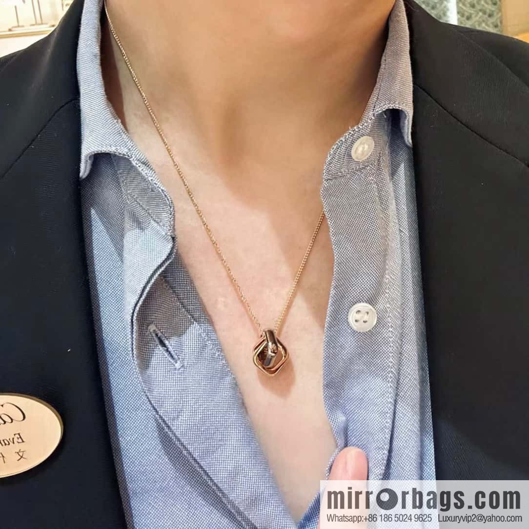 ❗️CNC version ❗️ ☀️ Cartier Cartier Trinity Box 100th anniversary limited three-ring three-color necklace ☀️