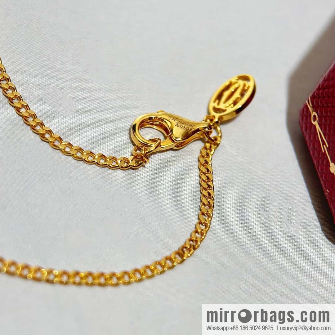 ❗️CNC version ❗️ ☀️ Cartier Cartier Trinity Box 100th anniversary limited three-ring three-color necklace ☀️