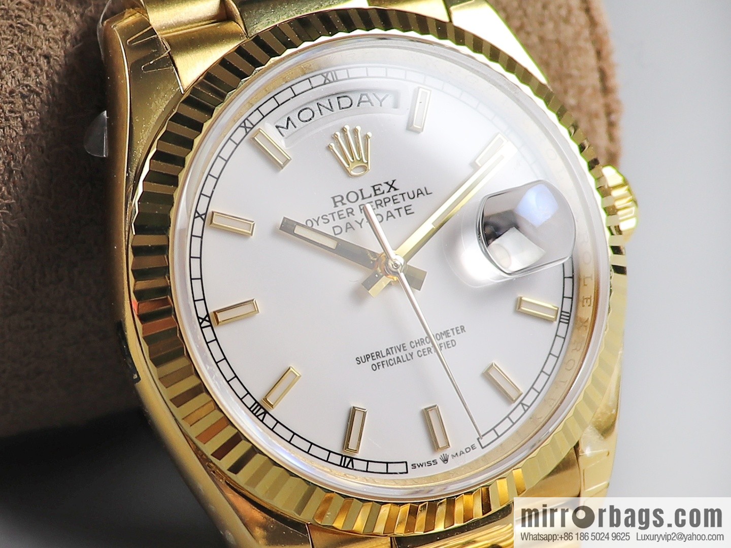 EW Boutique, Rolex Week Diary 36 Ultimate Edition, Original 3255 Automatic Mechanical Movement 128238 Series Watch