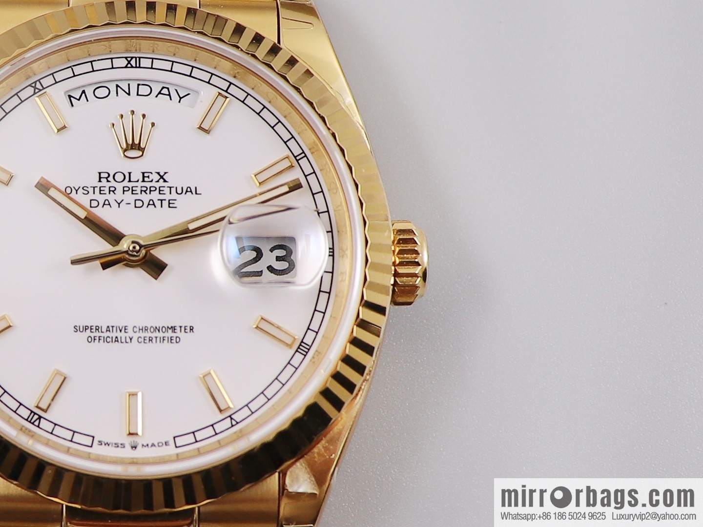 EW Boutique, Rolex Week Diary 36 Ultimate Edition, Original 3255 Automatic Mechanical Movement 128238 Series Watch