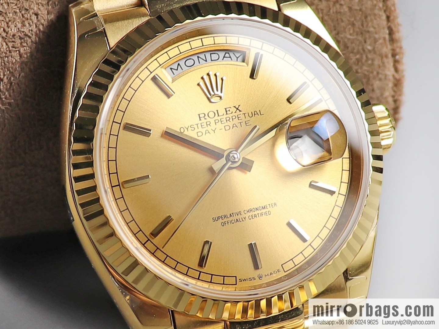 EW Boutique, Rolex Week Diary 36 Ultimate Edition, Original 3255 Automatic Mechanical Movement 128238 Series Watch