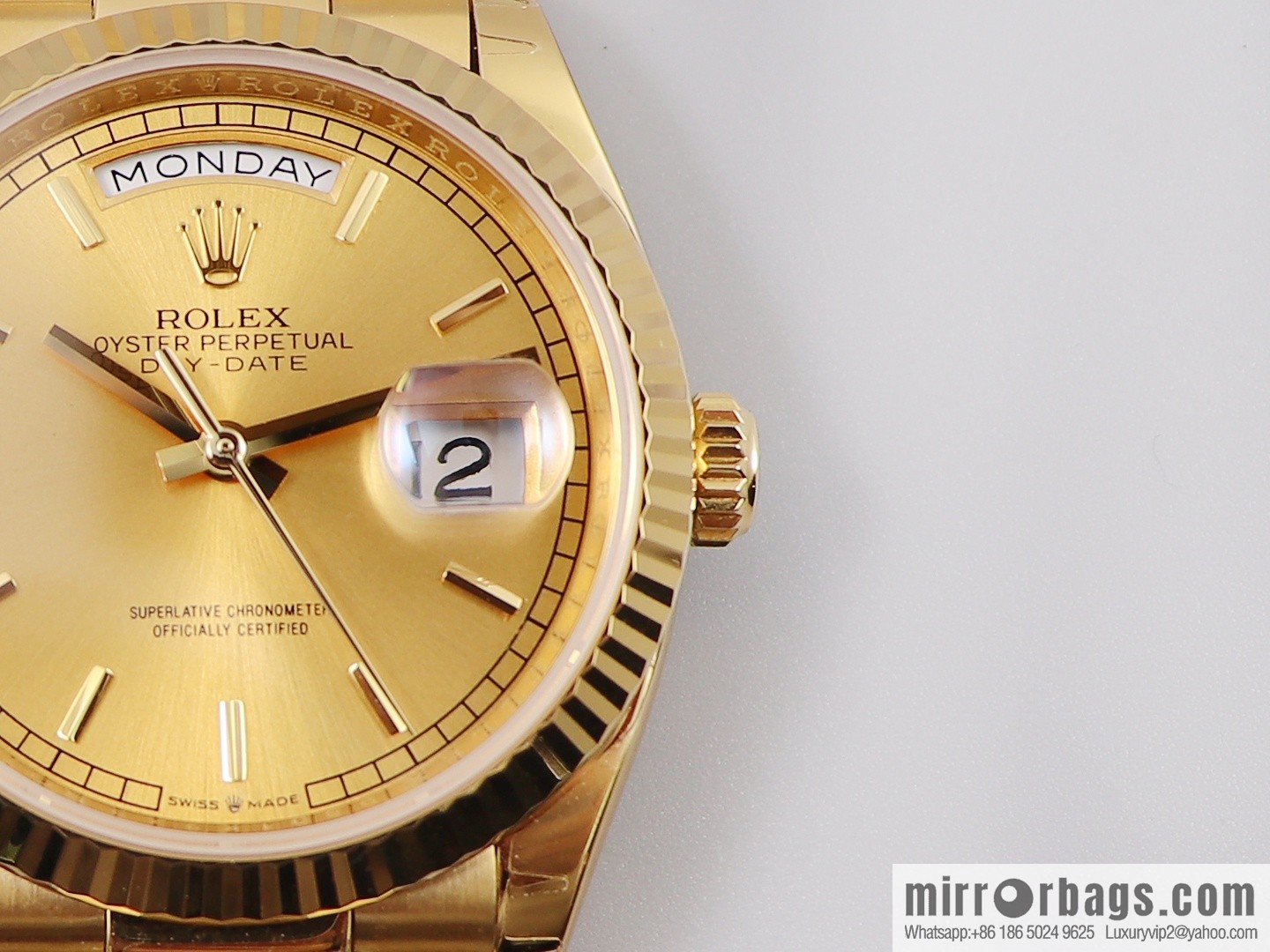 EW Boutique, Rolex Week Diary 36 Ultimate Edition, Original 3255 Automatic Mechanical Movement 128238 Series Watch