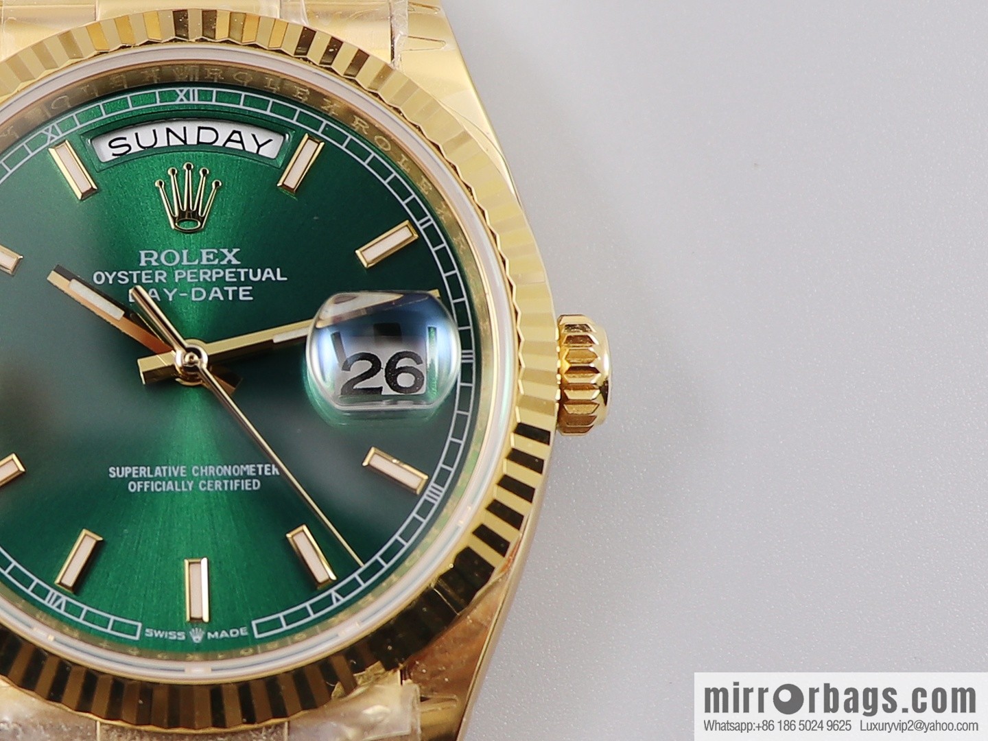 EW Boutique, Rolex Week Diary 36 Ultimate Edition, Original 3255 Automatic Mechanical Movement 128238 Series Watch