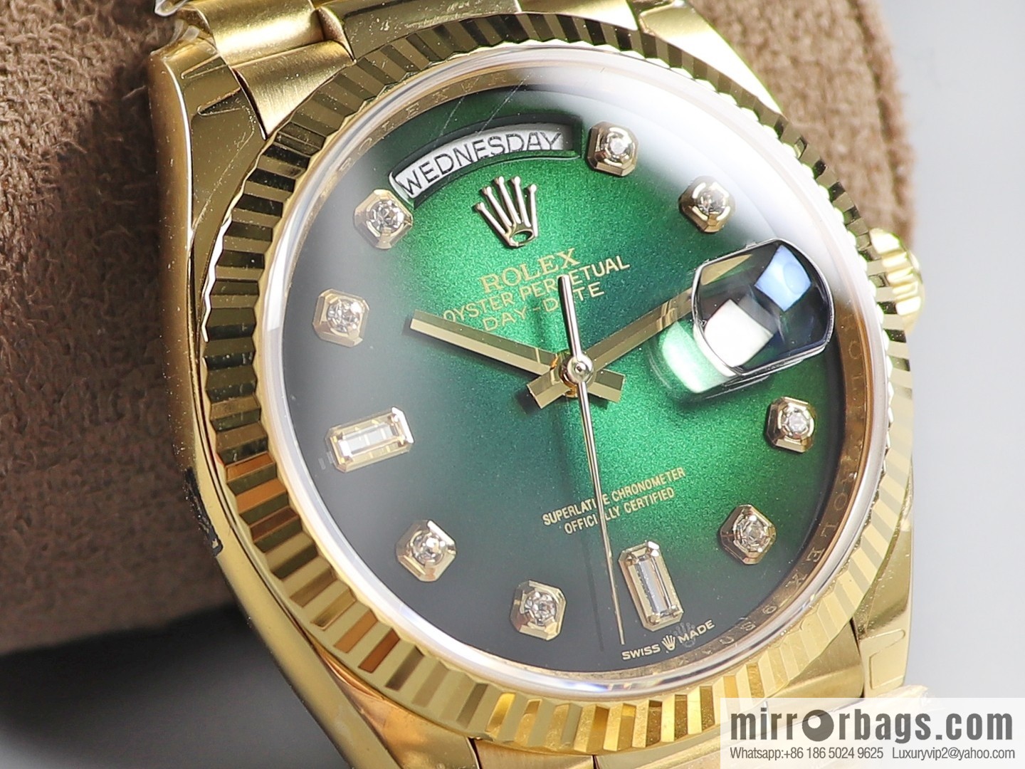EW Boutique, Rolex Week Diary 36 Ultimate Edition, Original 3255 Automatic Mechanical Movement 128238 Series Watch