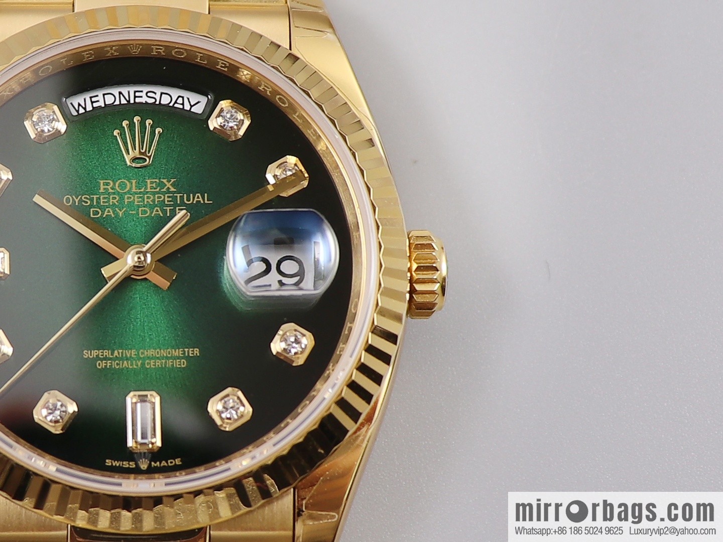 EW Boutique, Rolex Week Diary 36 Ultimate Edition, Original 3255 Automatic Mechanical Movement 128238 Series Watch