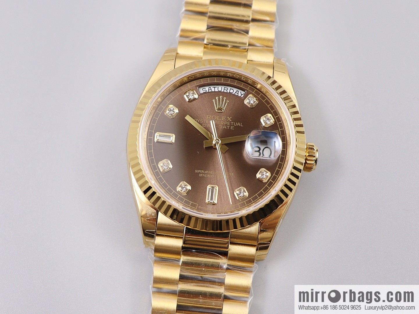 EW Boutique, Rolex Week Diary 36 Ultimate Edition, Original 3255 Automatic Mechanical Movement 128238 Series Watch